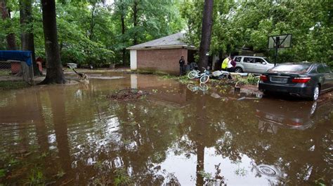 Storms kill at least 4 people across the South and there are more .